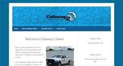 Desktop Screenshot of callaway2water.com