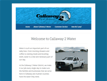 Tablet Screenshot of callaway2water.com